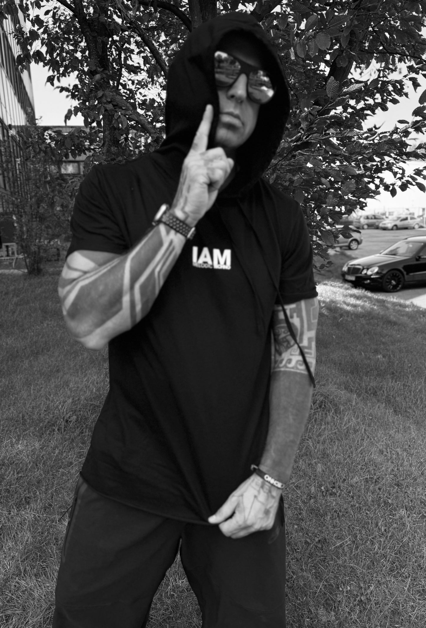 IAM Melodic Techno Alf´s Stageshirt mit Kapuze