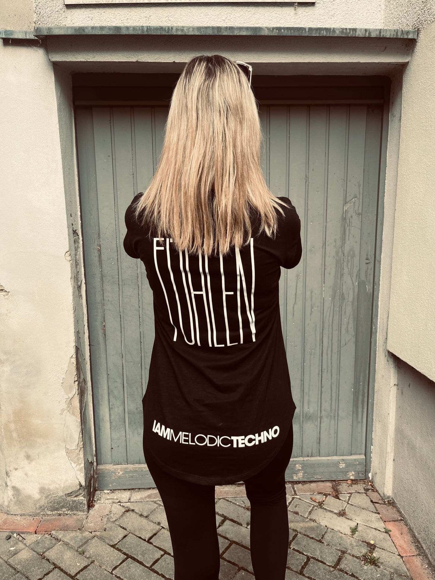 IAM Melodic Techno Ladies Longshirt Fühlen