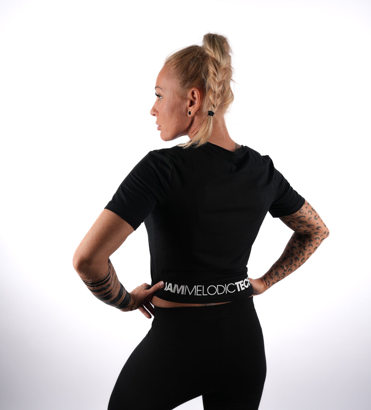 IAM Melodic Techno Girlie Cropped Top