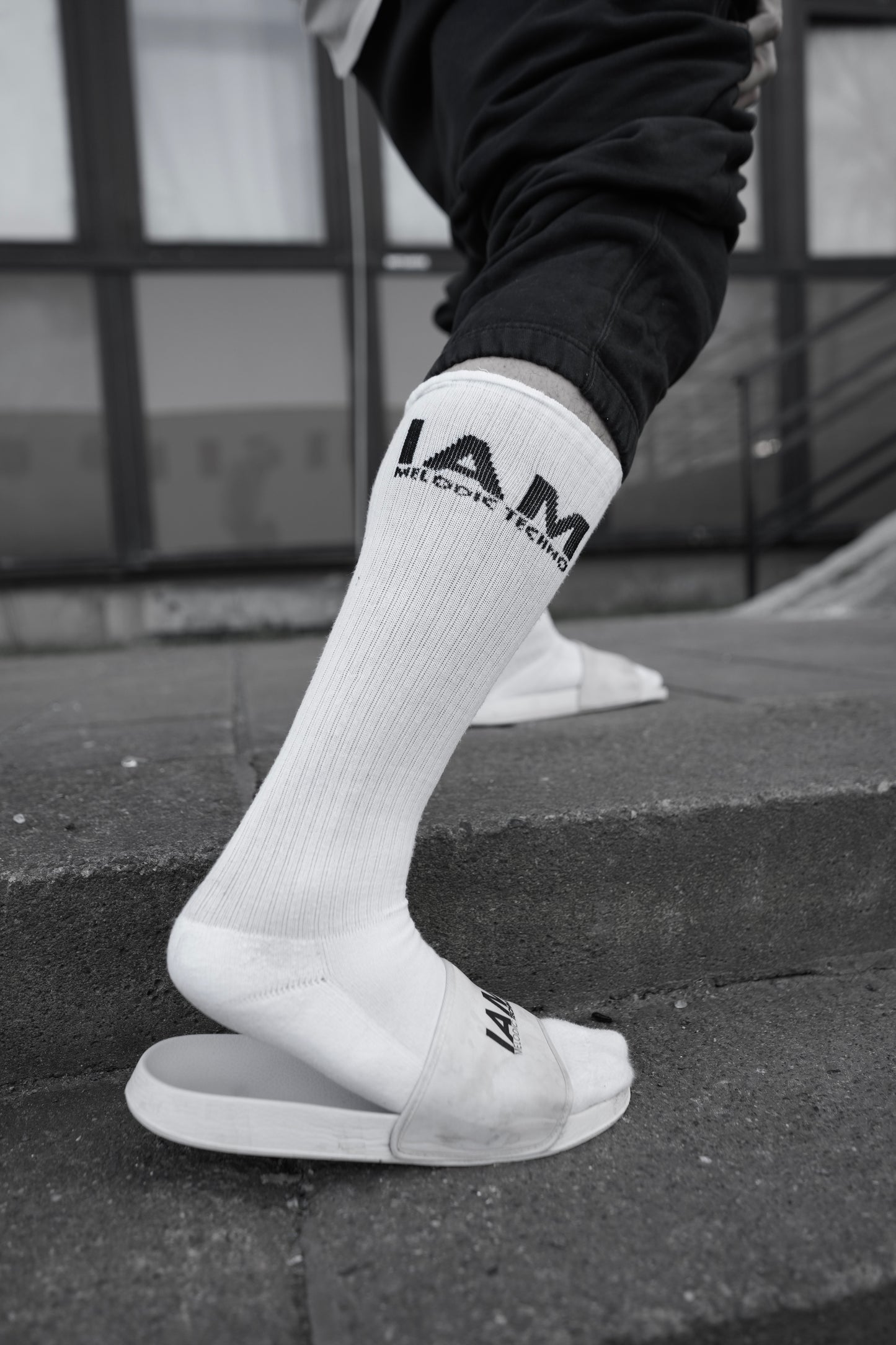 IAM Melodic Techno Long Knee Socks