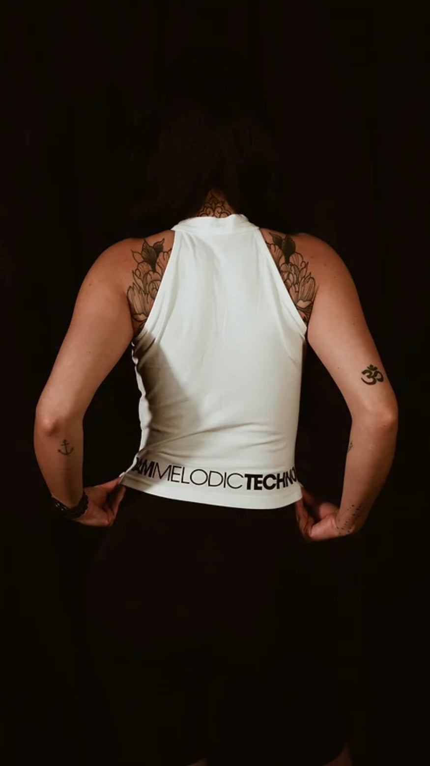 IAM Melodic Techno Turtleneck Top