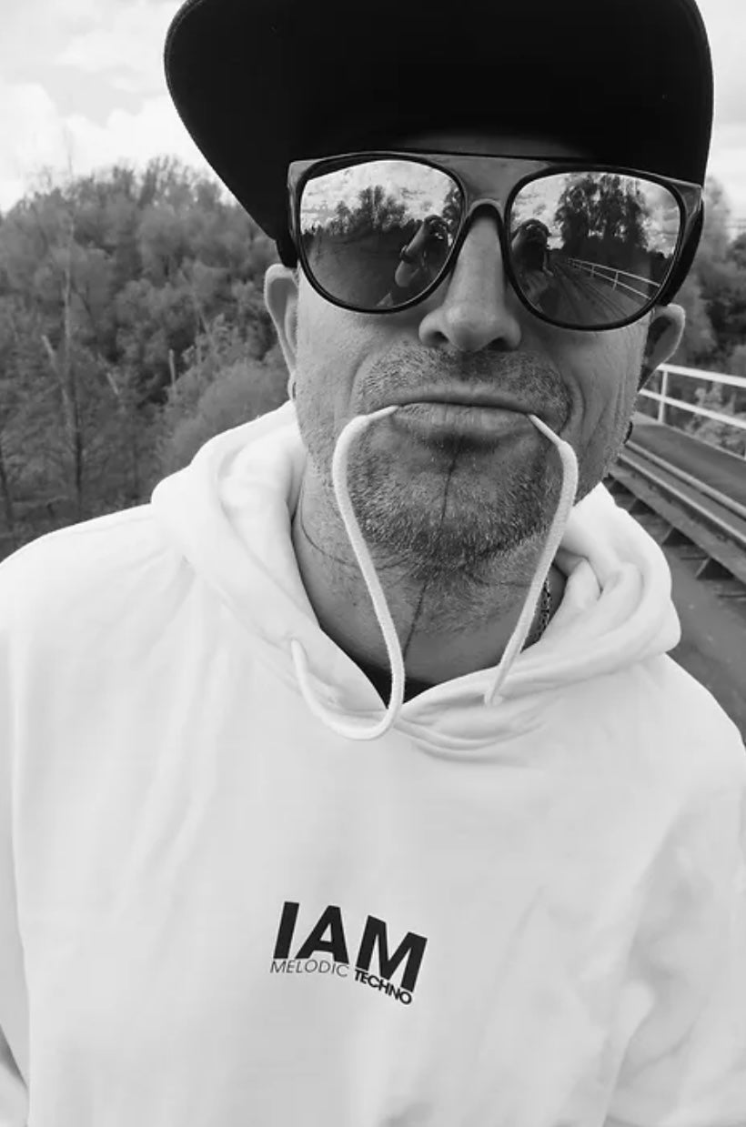 IAM Melodic Techno Oversized Ghetto Hoodie