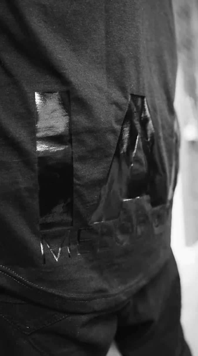 IAM Melodic Techno Longshirt -BLACK EDITION-