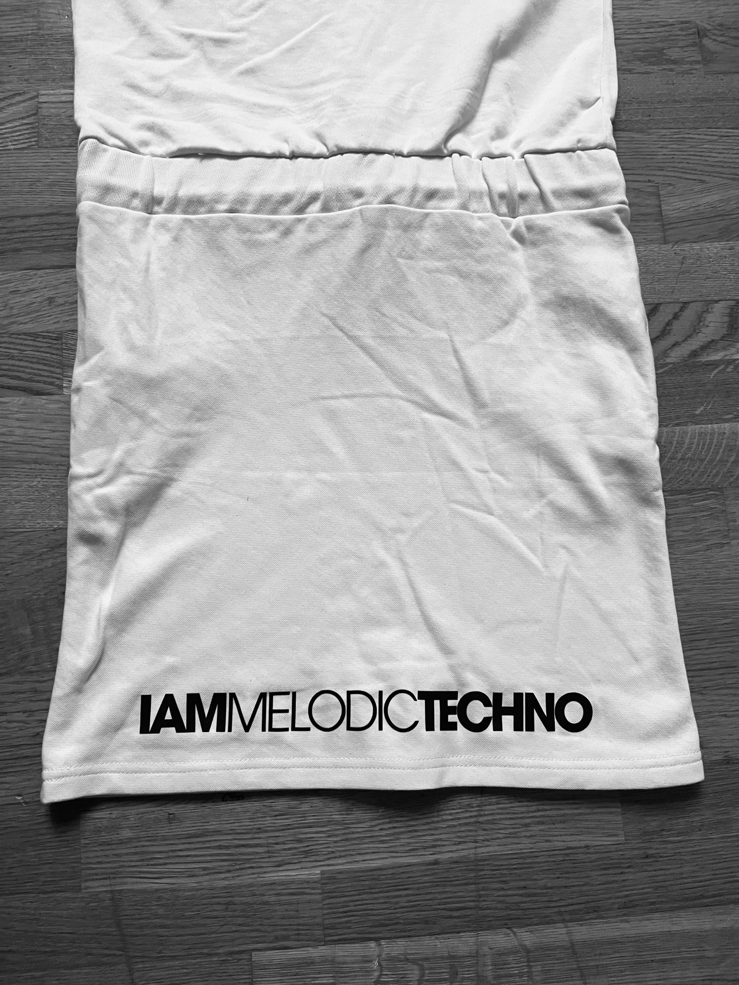 IAM Melodic Techno Hoodie Kleid mit Kapuze