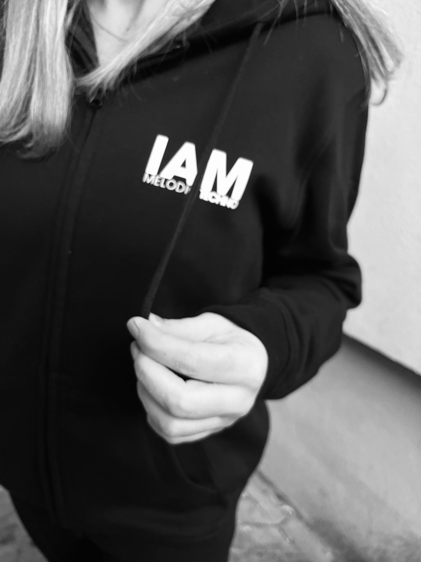 IAM Melodic Techno Ladies Zip Hoodie