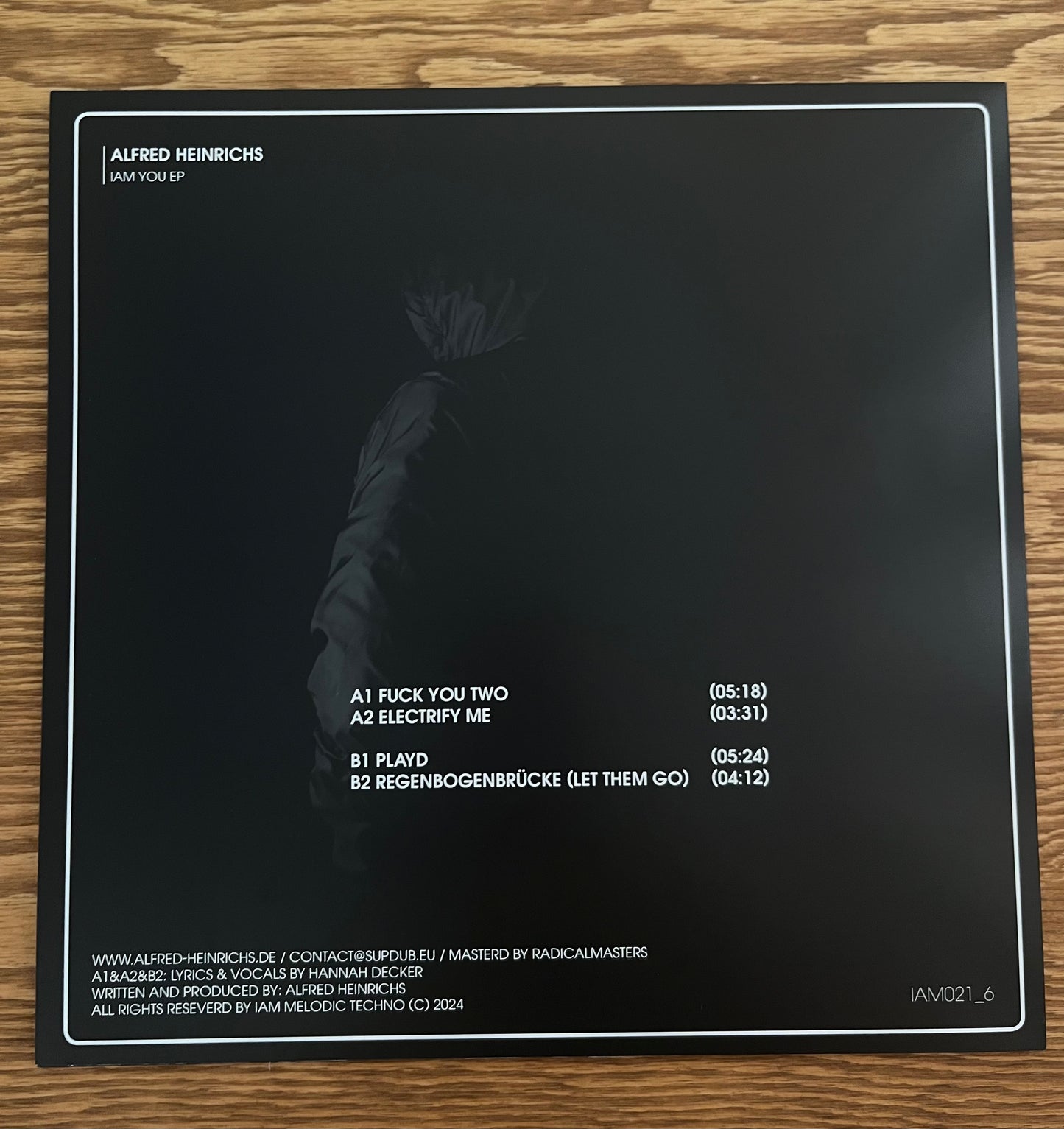 Alfred Heinrichs Vinyl - IAM YOU EP (limitiert)