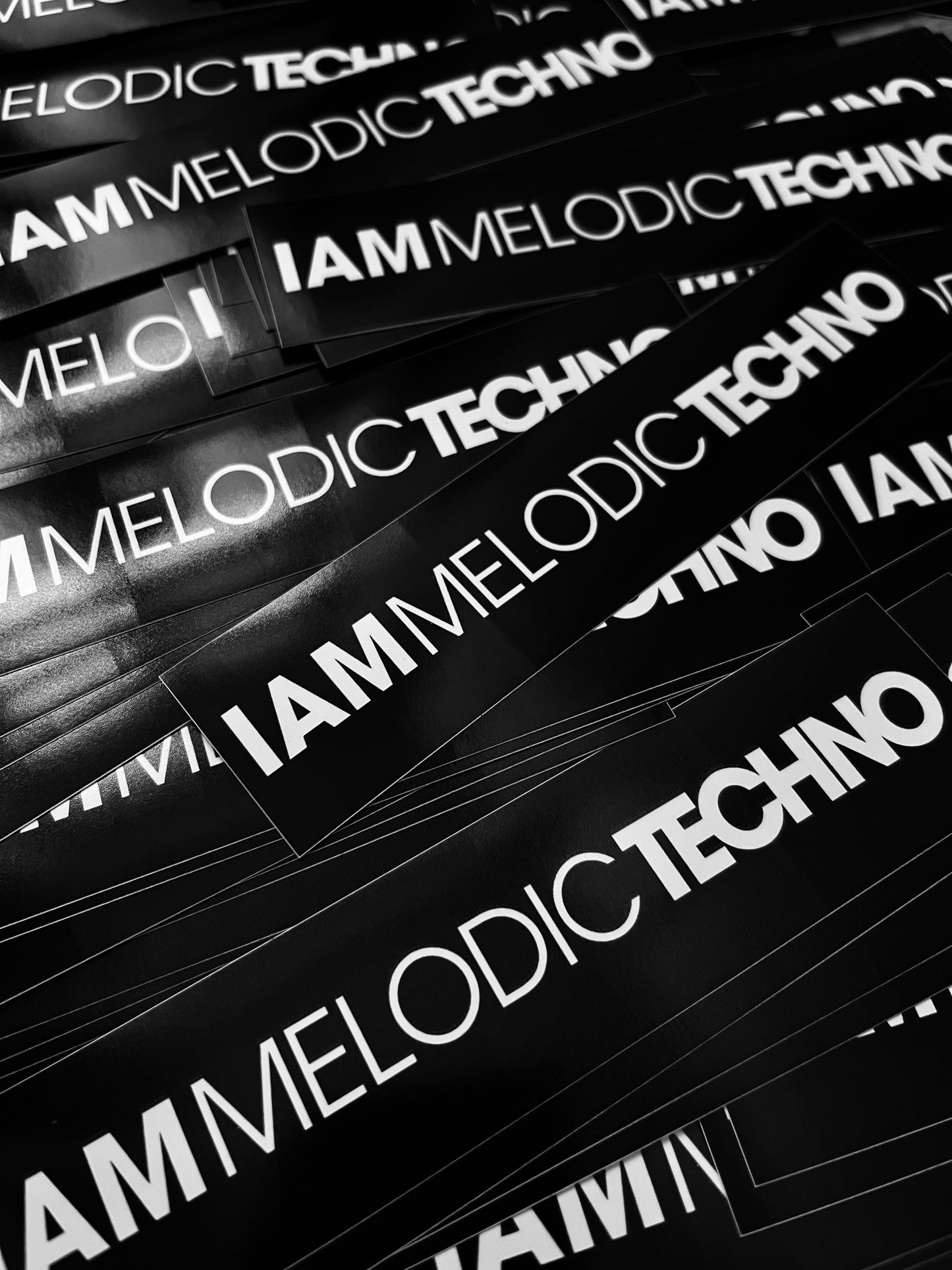 IAM Melodic Techno Sticker-Pack Black NEW