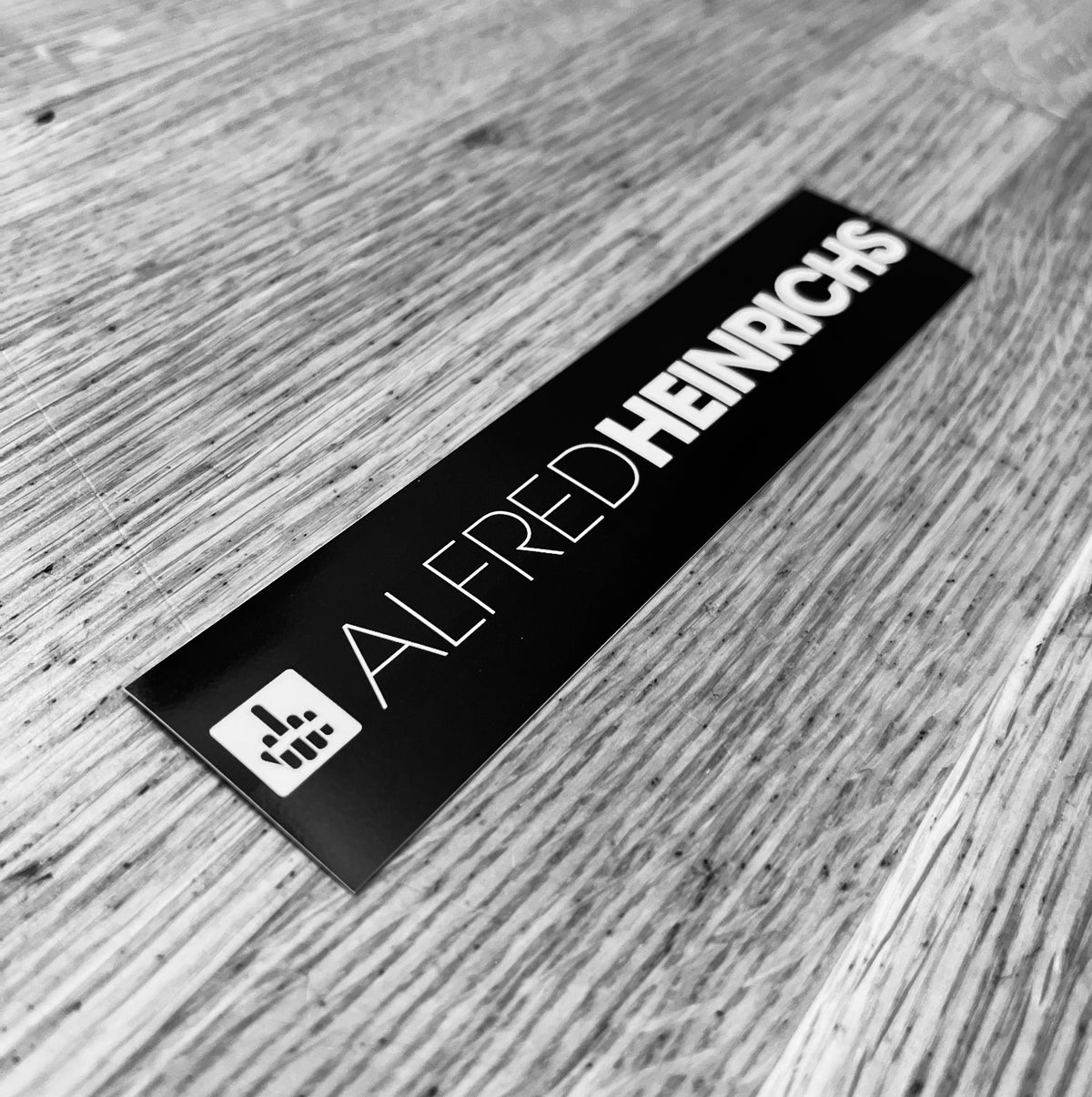 Alfred Heinrichs Sticker Pack Black