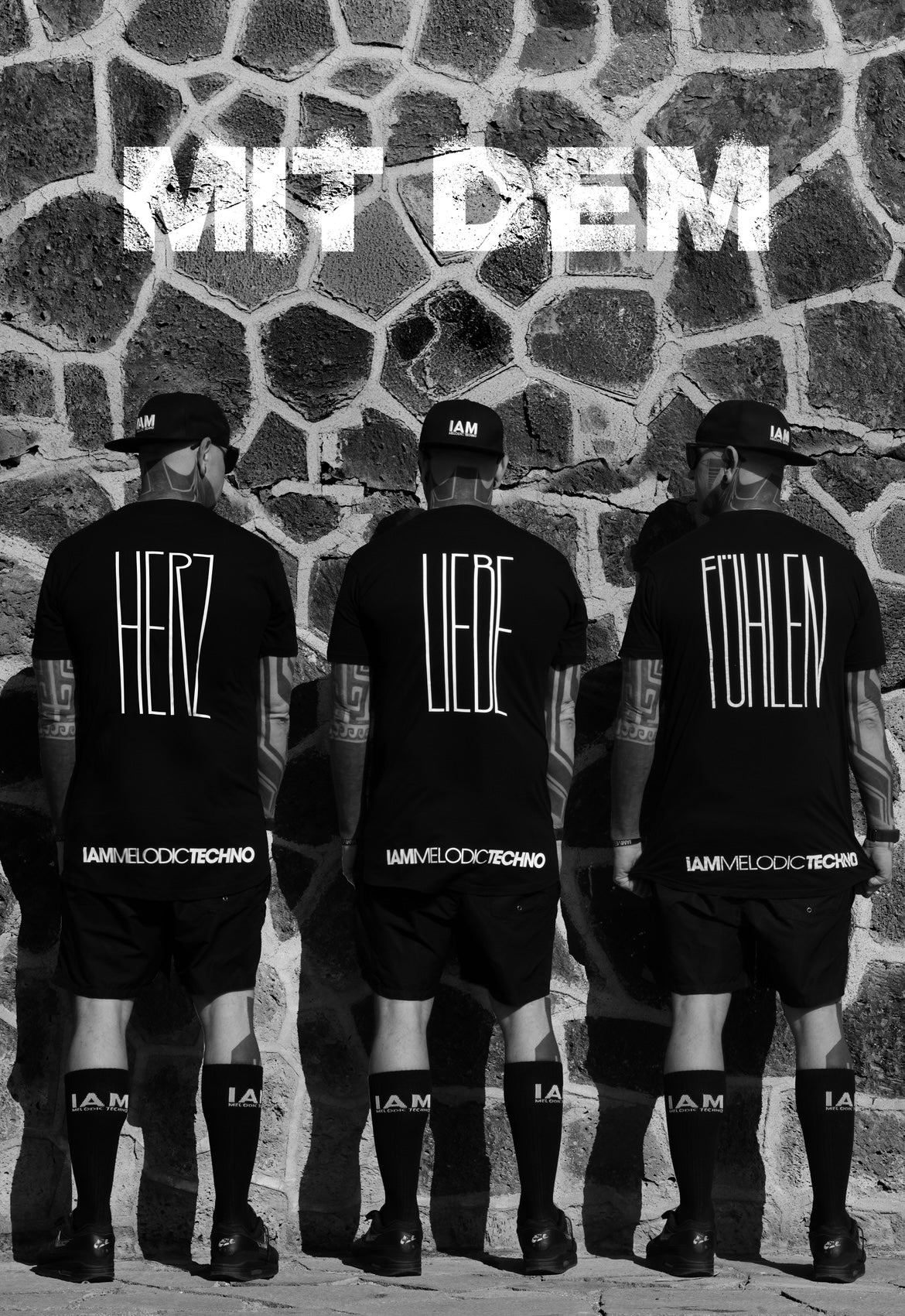 IAM Melodic Techno Longshirt - Herz