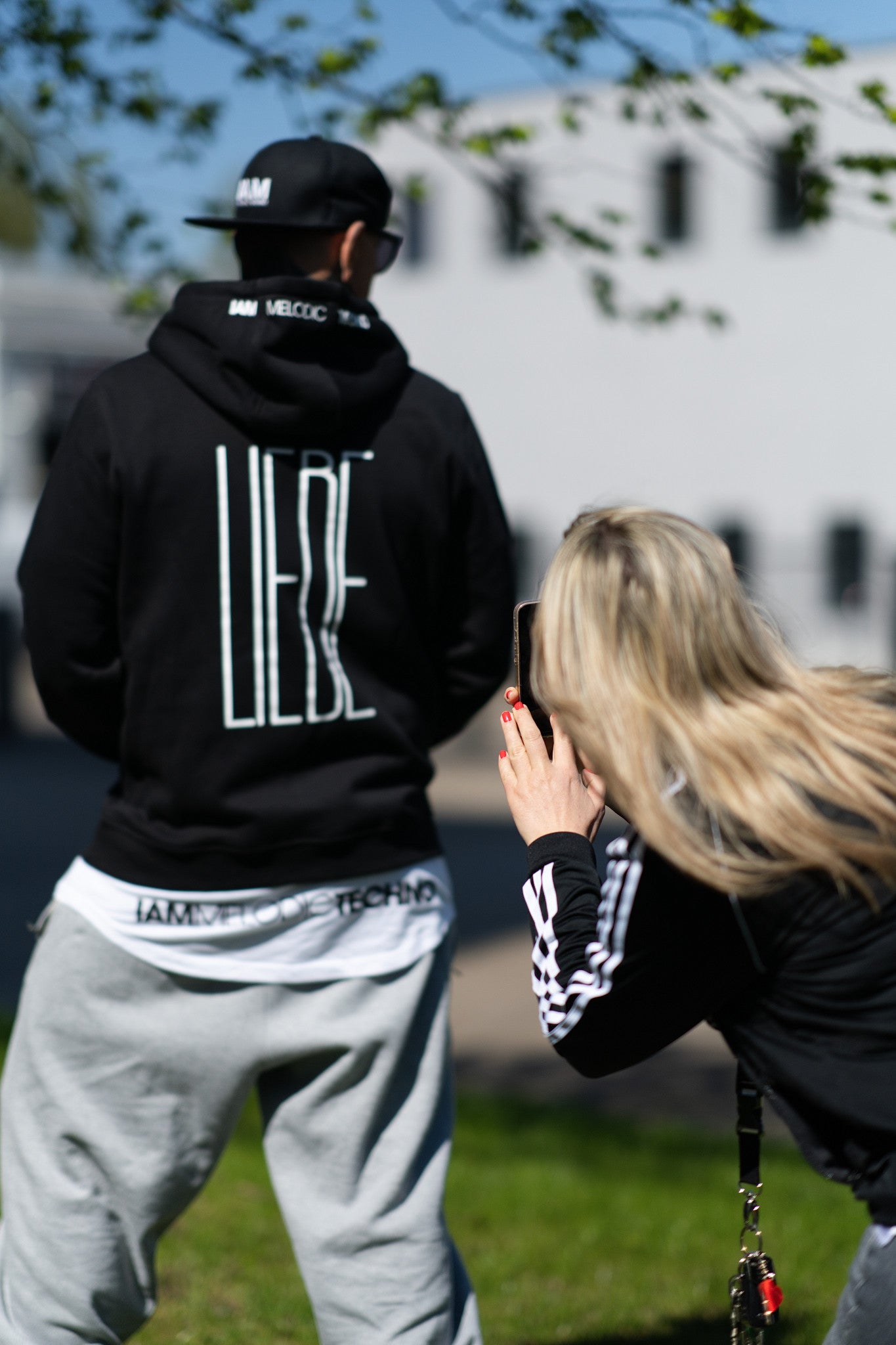 IAM Melodic Techno Liebe Hoodie