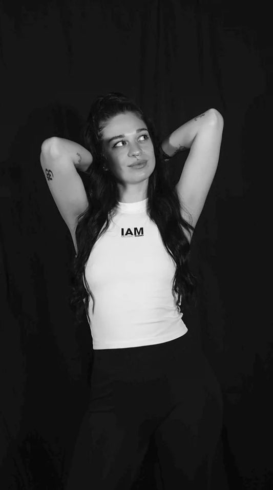 IAM Melodic Techno Turtleneck Top