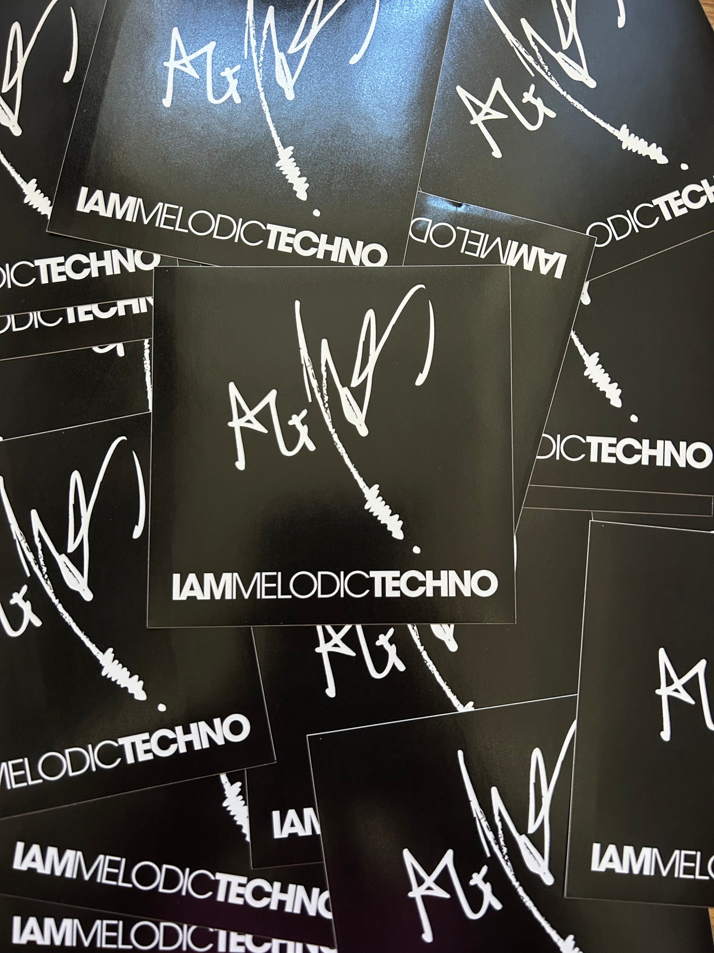 IAM Melodic Techno Sticker-Pack NEW 10x10