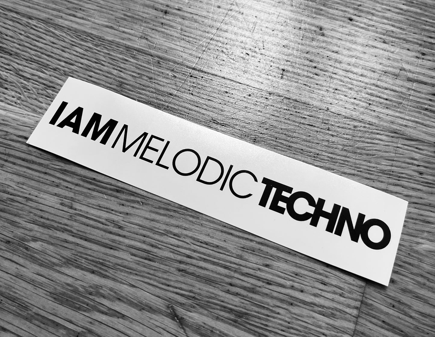 IAM Melodic Techno Sticker-Pack White NEW