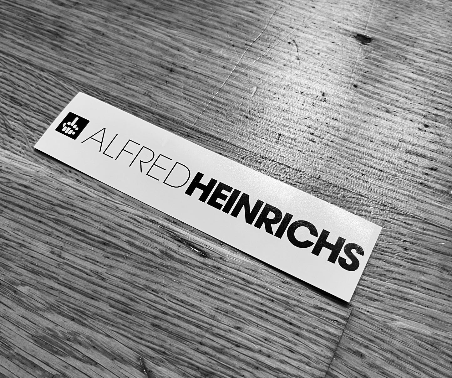 Alfred Heinrichs Sticker-Pack White