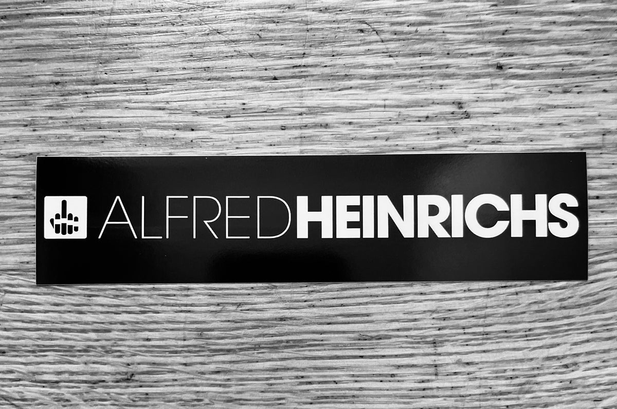 Alfred Heinrichs Sticker Pack Black