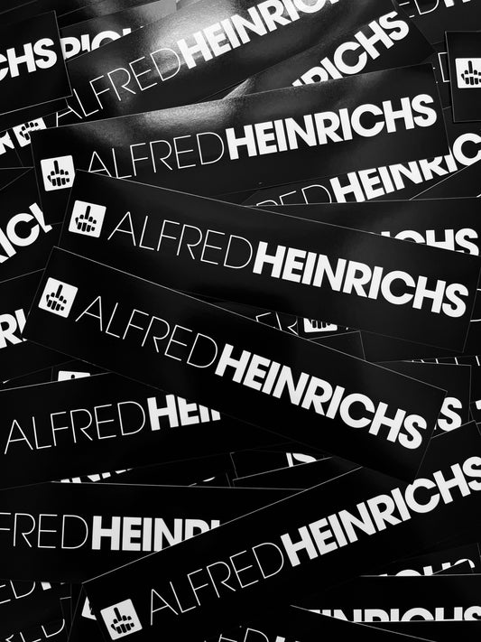 Alfred Heinrichs Sticker-Pack Black
