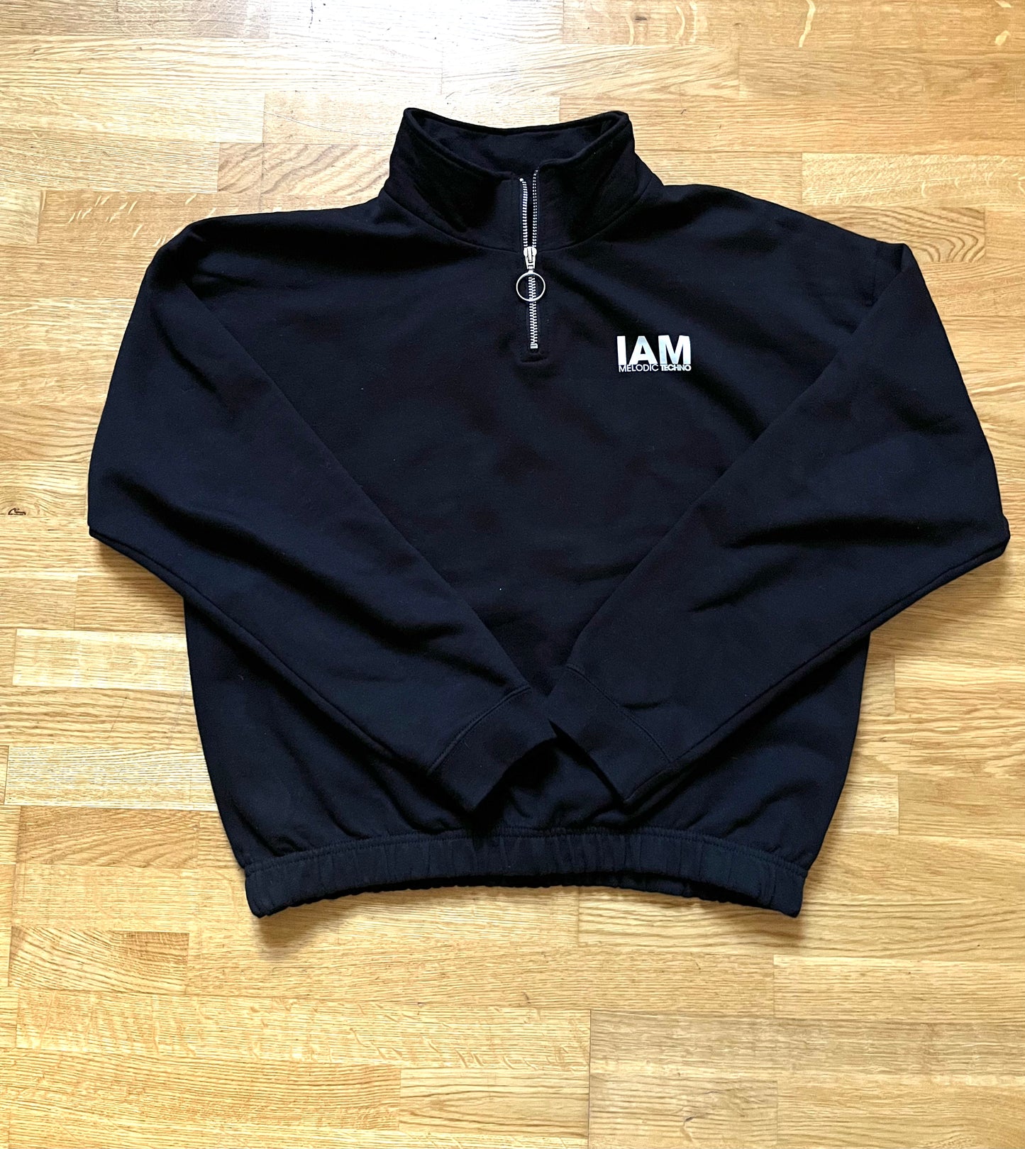 IAM Melodic Techno Ladies Cropped Zip Sweat