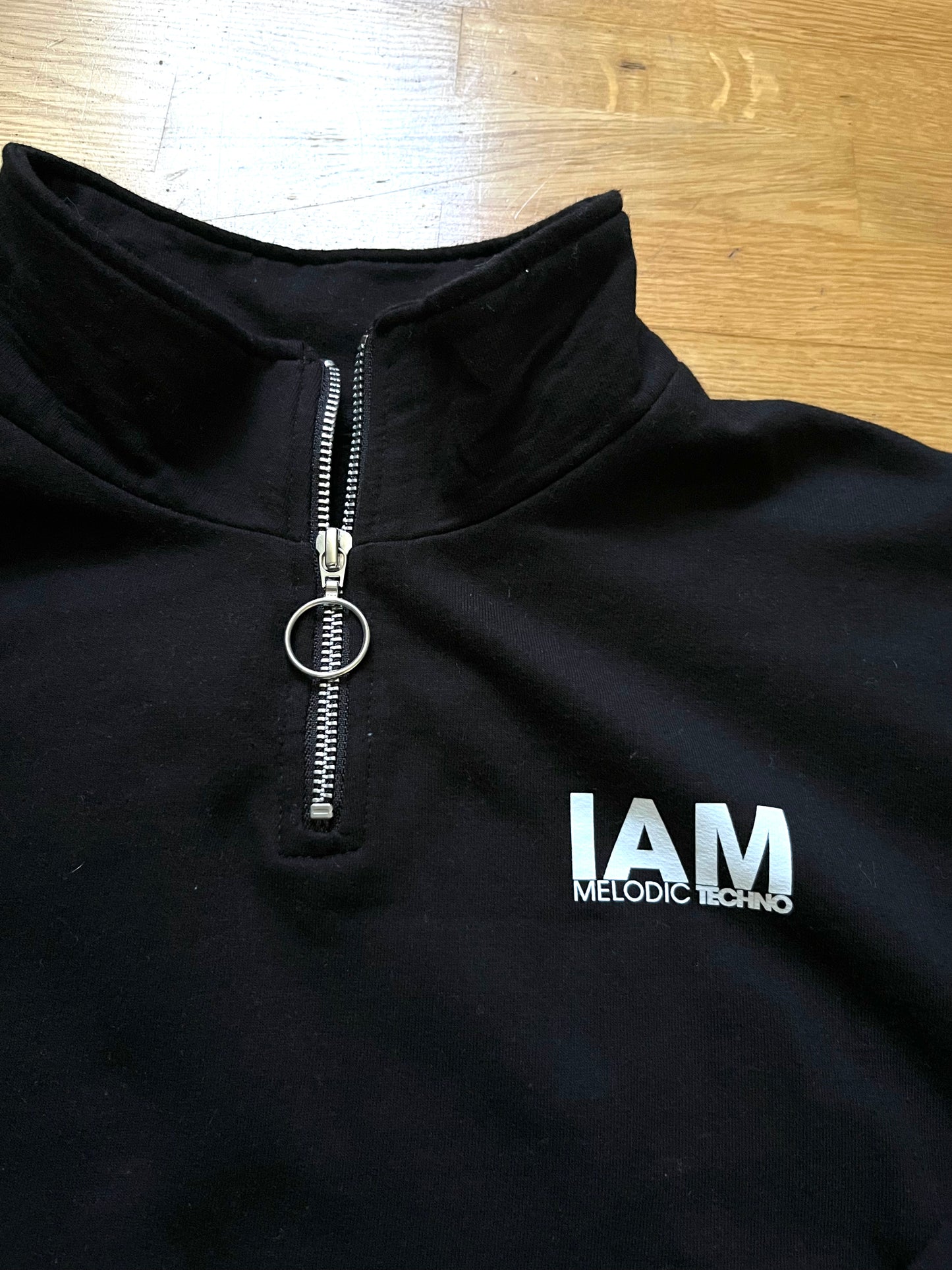 IAM Melodic Techno Ladies Cropped Zip Sweat